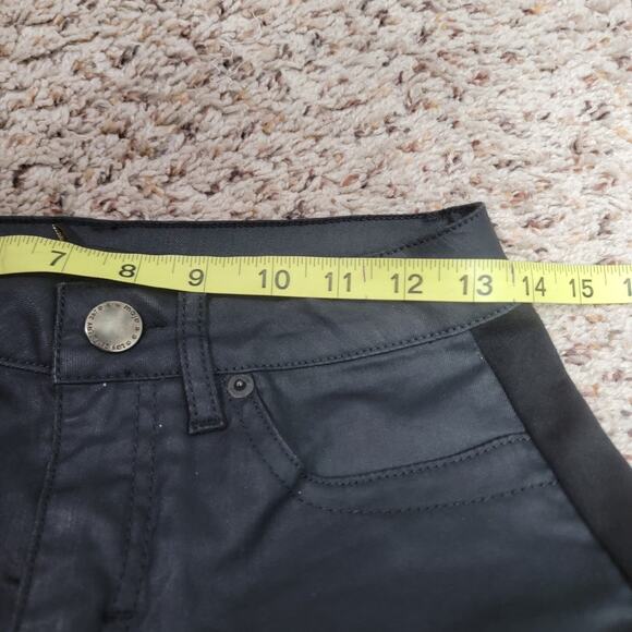 maje DARPO WAX PANELED SKINNY JEANS, SIZE 24US - Picture 6 of 10